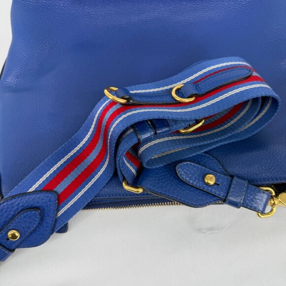 Prada Bucket Logo Bag Blue - Picture 8 of 13